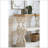 35.5" X 14" X 32" Distressed White And Natural Wood Shelf Tray, French Country Console Table
