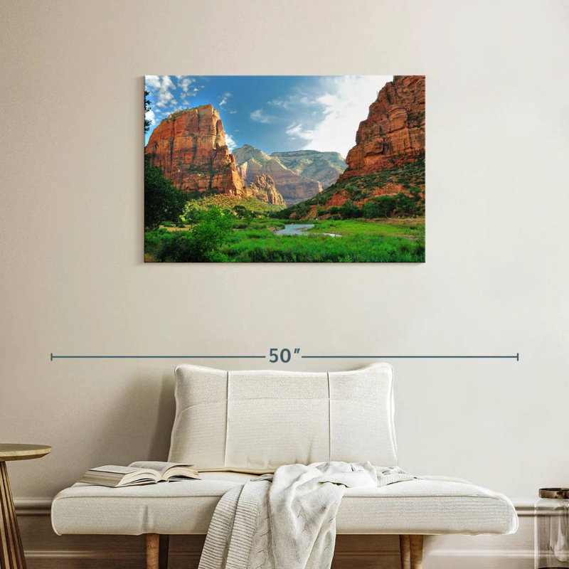 Canyons du parc national Alvord Zion, H 24 po x l 36 po