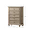 Commode en bois massif à 5 tiroirs 38 po Airin