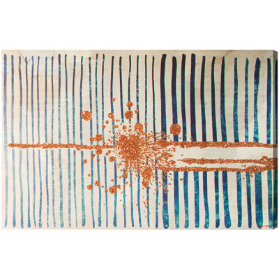 Love Force Field Abstract Canvas Diamond Dust Shimmer by Oliver Gal