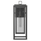 Republic Black 1 - Bulb Outdoor Wall Lantern