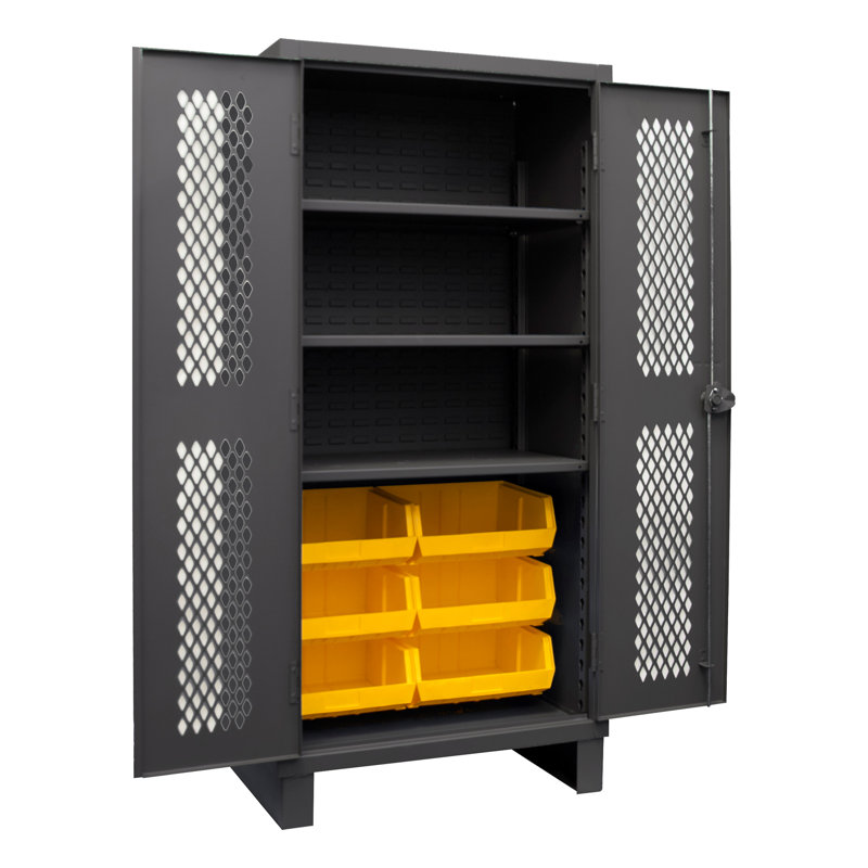 Indus Single Storage Cabinet ( 78'' H x 36.19'' W x 24.13'' D), Yellow
