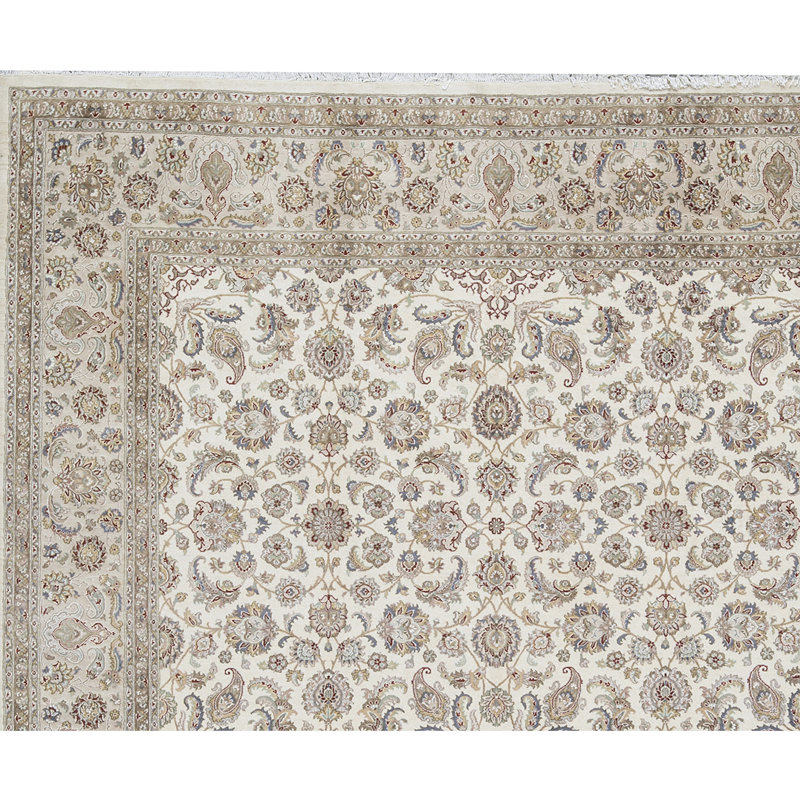 Oriental Area Rug in Ivory