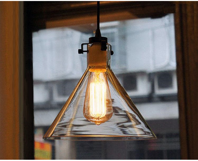 Luciana 1-Light Adjustable Height 9-Inch Edison Pendant With Bulb