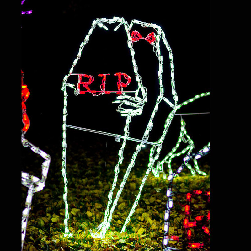 Vampire Coffin Halloween LED Display