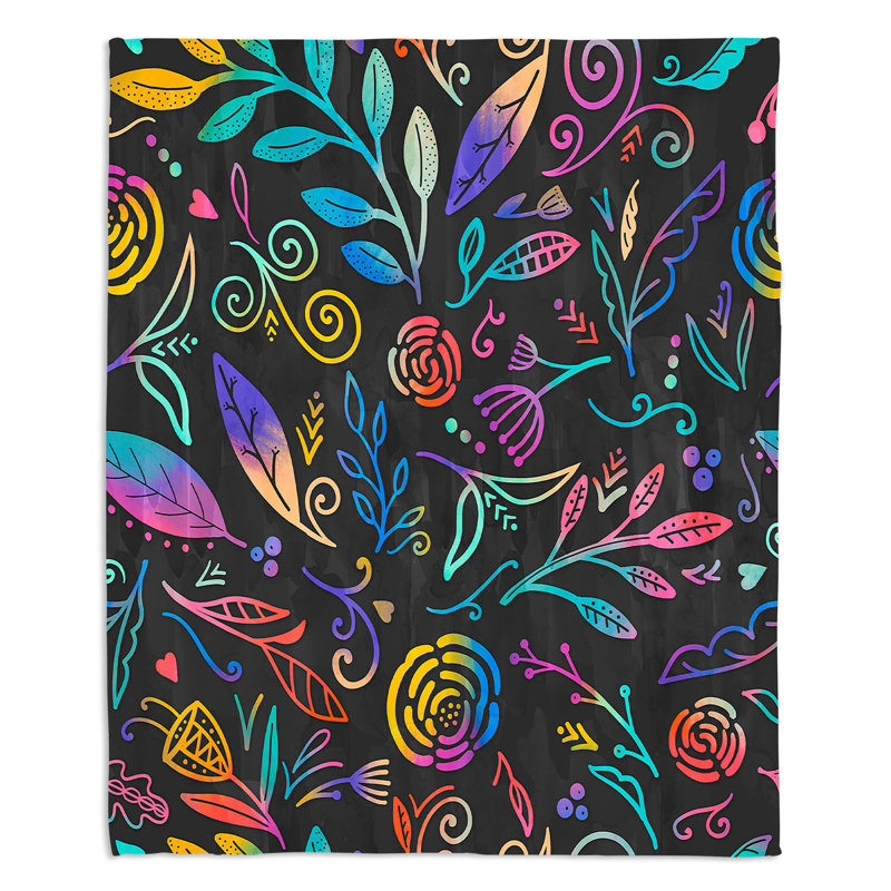 Hand Woven Throw Blanket, 51" x 60"