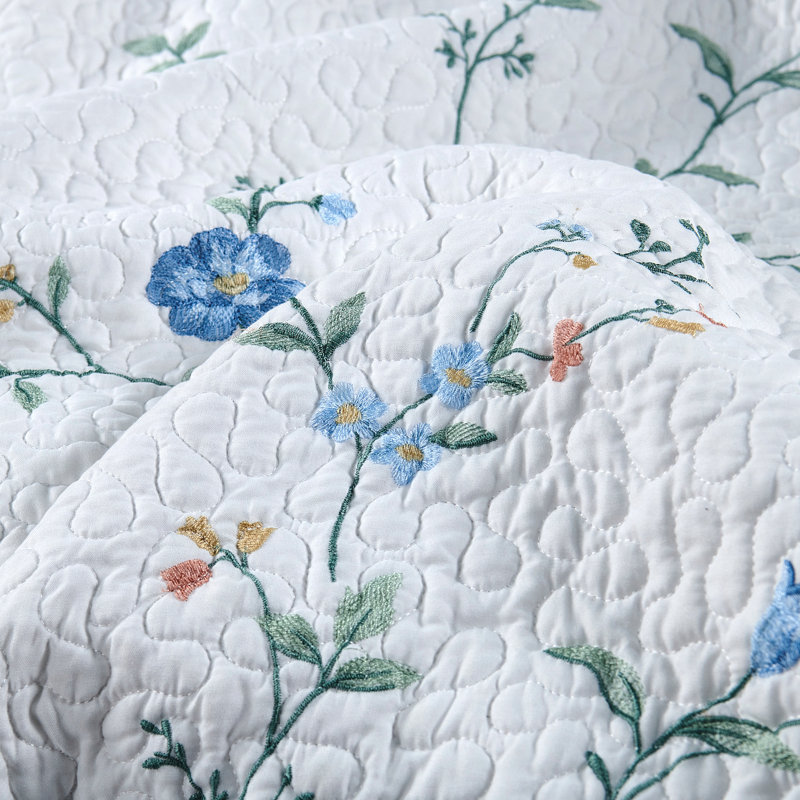 Ensemble de courtepointe 3 pièces Lvy, 90X92"