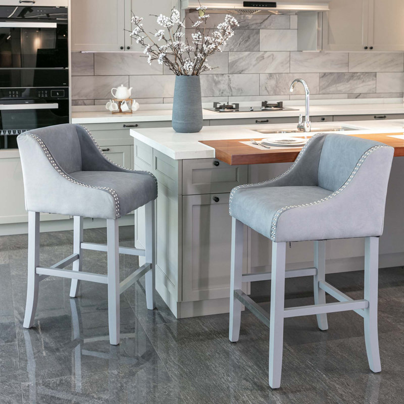 Tabouret 27,9 po Merilda, Bleu