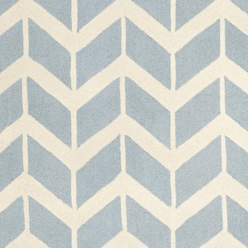 Cambridge Hand Tufted Wool Chevron Rug, Rectangle 8' x 10'