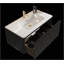 Meuble-lavabo flottant rayé en chêne noir brossé de 36 pouces avec lavabo en céramique blanche, pré-assemblé pour les salles de bain modernes-1374244666-1374244668