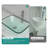 Bathroom Vessel Bathroom Sink Above Counter Clear Bowl Sink Rectangle For Bathroom, Tempered Glass Vessel Sink With Pop-Up Drain (No Faucet)