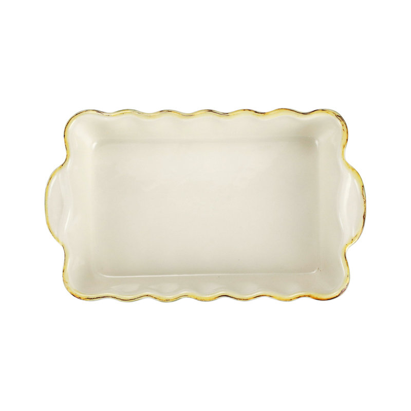 Italian Bakers Rectangle Stoneware Baker