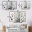 Noir et blanc cornouiller Calmness - ensemble de 4 reproductions d'art cornouiller-1725118725-1725118728