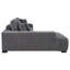 Canapé modulaire rembourré gris anthracite Plather-1644242241