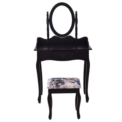 Ensemble coiffeuse et tabouret Pritchett