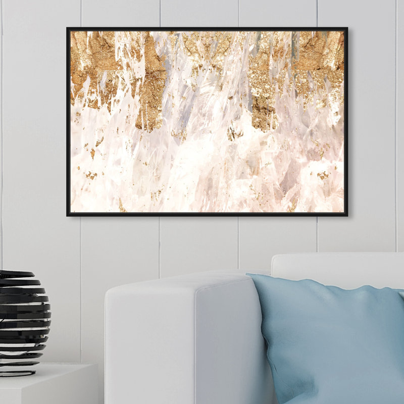 Lumière d’étoile-impression d’art graphique sur toile, H 20 po x l 30 po, Noir