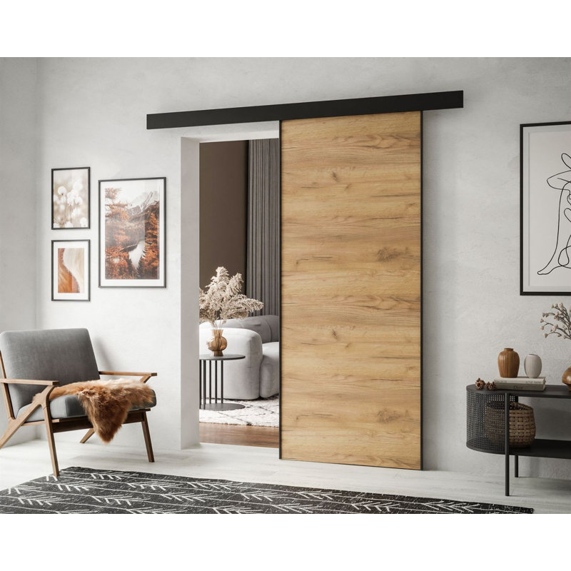 HINOKI Sliding Doors, 96 cm, Craft Golden Oak