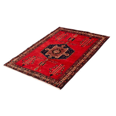 Tapis rouge Melis Vintage 5 pi 0 po x 6 pi 9 po