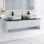 Meuble-lavabo mural 60 po en contreplaqué avec lavabo