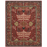 Antiquity Hand-Tufted Red Area Rug