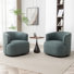 Fauteuil demi-tonneau pivotant de 32 po Tybias