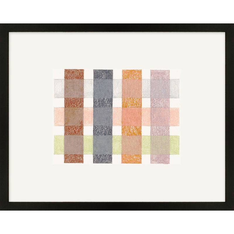 Gridlock VI Print by Beth James, 20" W x 16" H, Black Framed