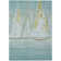Machine Washable Indoor/Outdoor Xhevrie Teal Rug