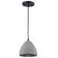 Zac 1 - Light Concrete Dome Pendant