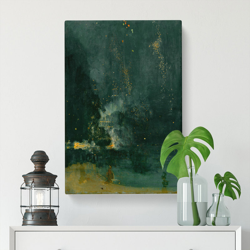 Nocturne In Black And Gold by James Mcneill Whistler - Wrapped Canvas, 76cm H x 50cm W x 3cm D