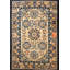 Antique Ningxia Chinese Geometric Knotted Rug