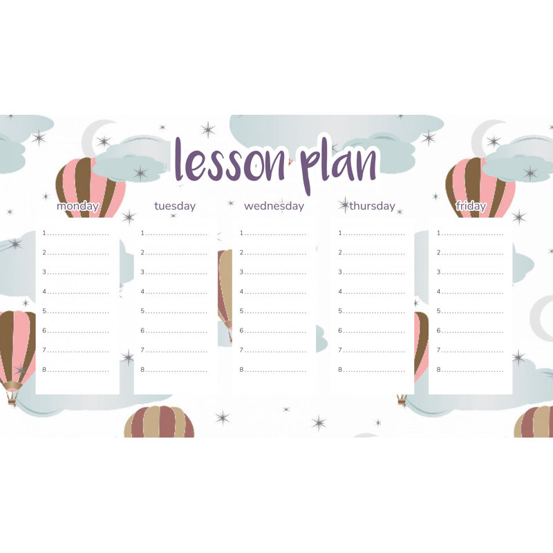 Magnetic Lesson Plan Balloons in the Clouds