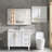 30x40 Inch Metal Framed Rectangular Bathrrom Mirror for Wall-1969938023