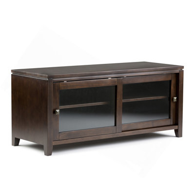 TV Media Stand - Mahogany Brown