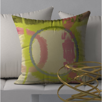 Priceless Abstract Reversible Throw Pillow