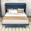 Grand lit escamotable avec pieds en fer, peut se transformer en armoire-361756923