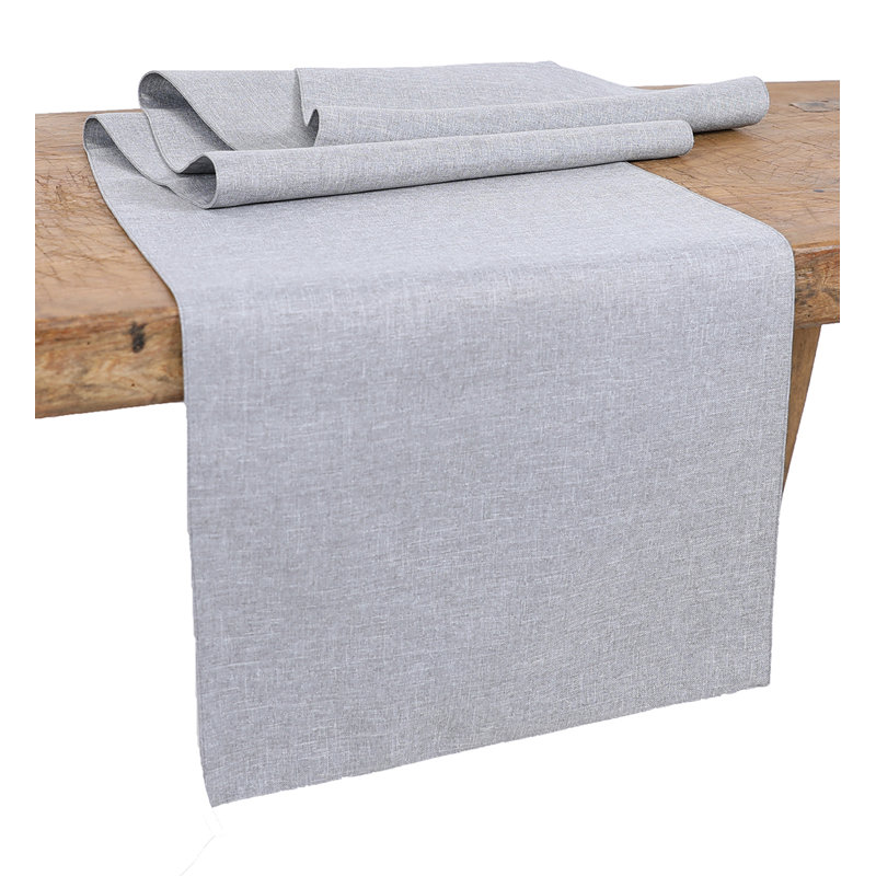 Chemin de table Jadiel, L 36 po x l 16 po, Gris