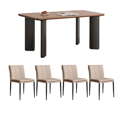 High Quality Solid Wood Dining Table Set 5 - Piece Dining Set