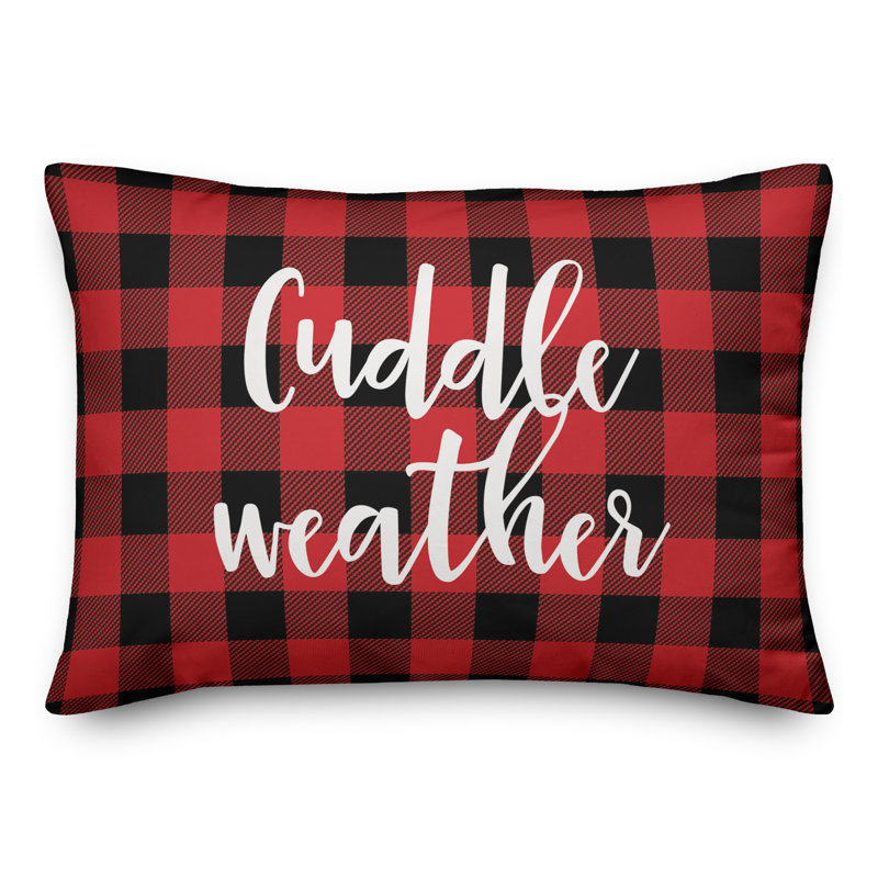Plaid Reversible Throw Pillow