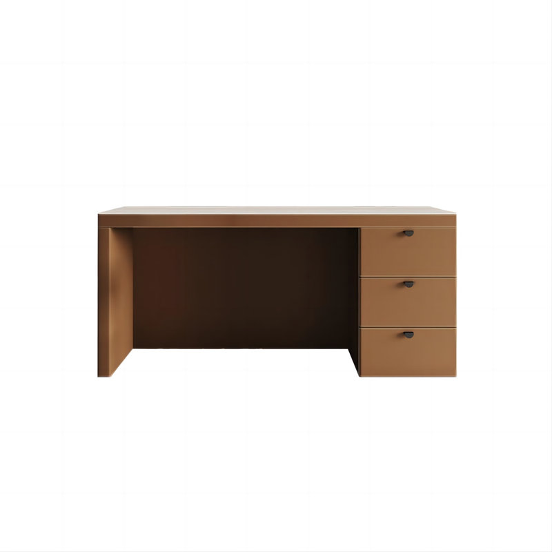 Retro Brown Rectangular Bar Table