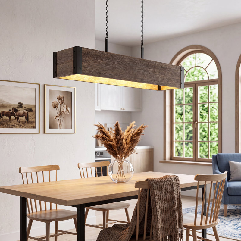 Lustre pour îlot de cuisine 5 lumières Modern Farmhouse