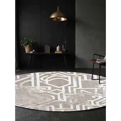 Tapis gris lavable à la machine