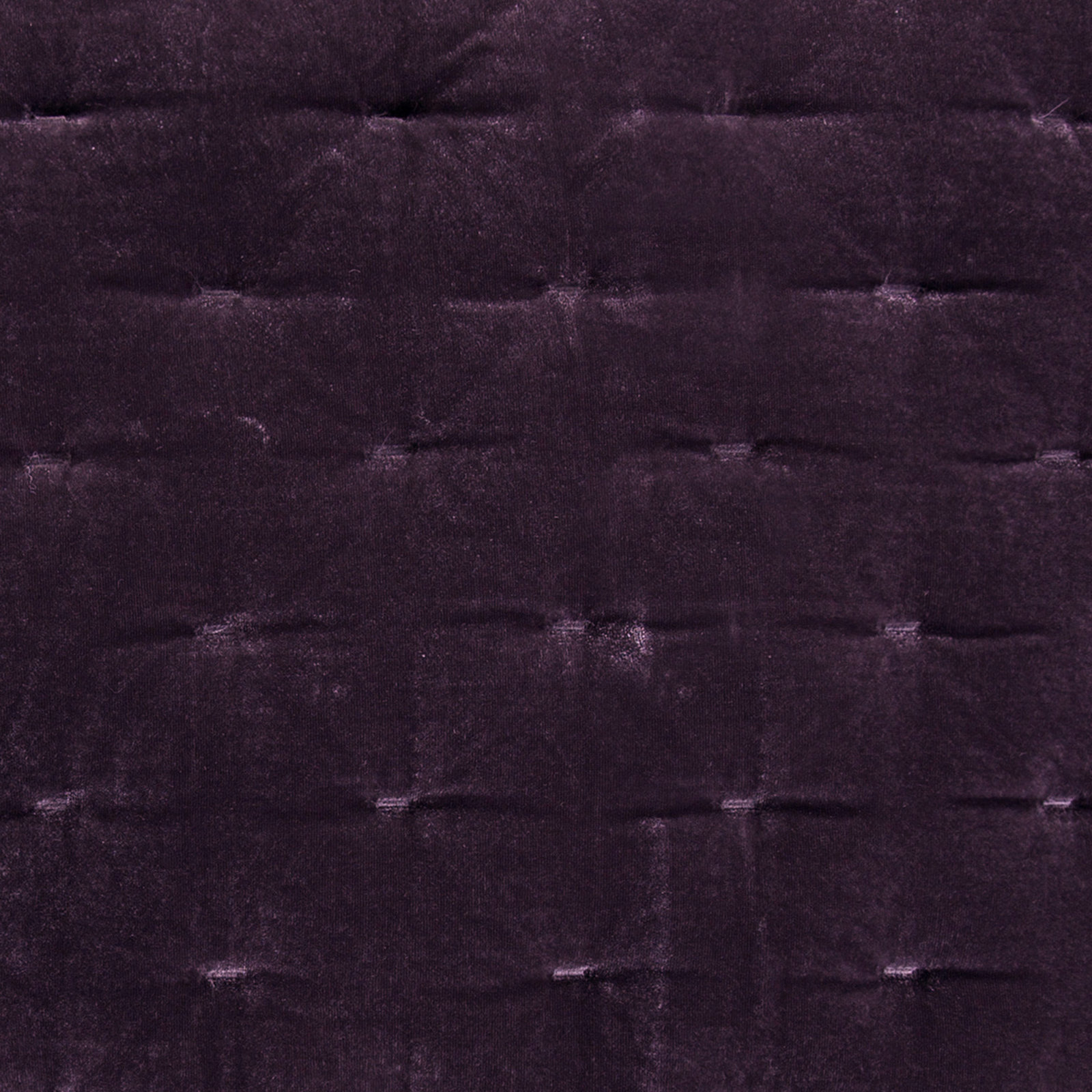 Stella Velvet Quilt Set, King Quilt + 2 King Shams, Dark Violet