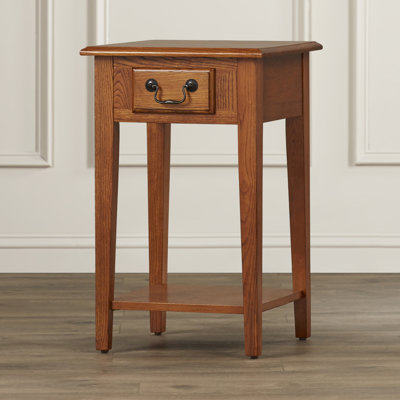 Solid Wood Square Side Table