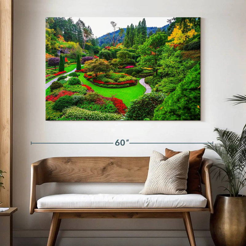 Sireci Butchart Garden Park, 34" H x 51" W