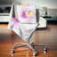 Croquis de fleur mauve avec éclaboussures - coussin imprimé floral-30745112-30745115