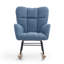 Chaise berçante rembourrée avec fauteuil à bascule et fauteuil à haut dossier rembourré avec fauteuil à haut dossier et fauteuil d'appoint confortable
