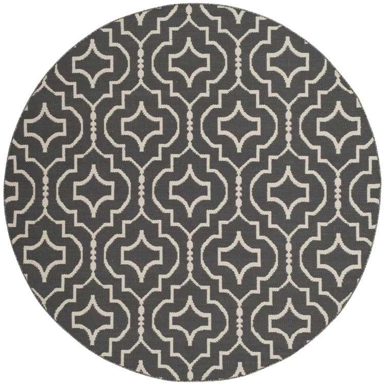 Rennie Hand Woven Cotton Geometric Rug