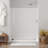 60"W 75/96"H Glue Up SMC Shower Wall Panel Surround, Cuttable Tub & Shower Wall Panel, Quick Install-108046025