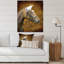 Portrait d'une maison brune - Impression sur toile-67464705-67464694