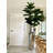 Fiddle 96'' Faux Fiddle Leaf Fig Tree in Metal Planter-98582417-98582416